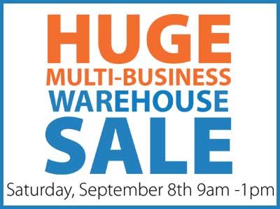 Huge Sale Saturday Sept 8!